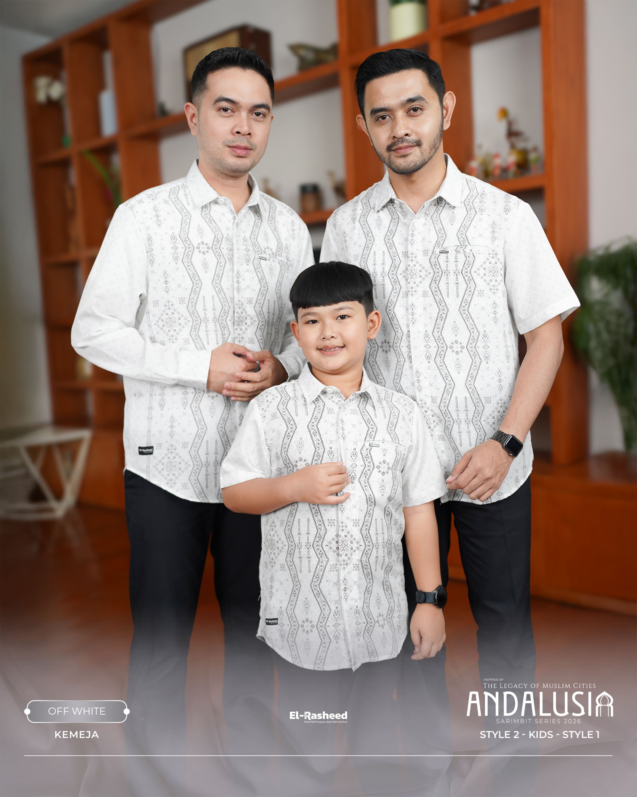 SARIMBIT 2026 ANDALUSIA SERIES WARNA OFF WHITE