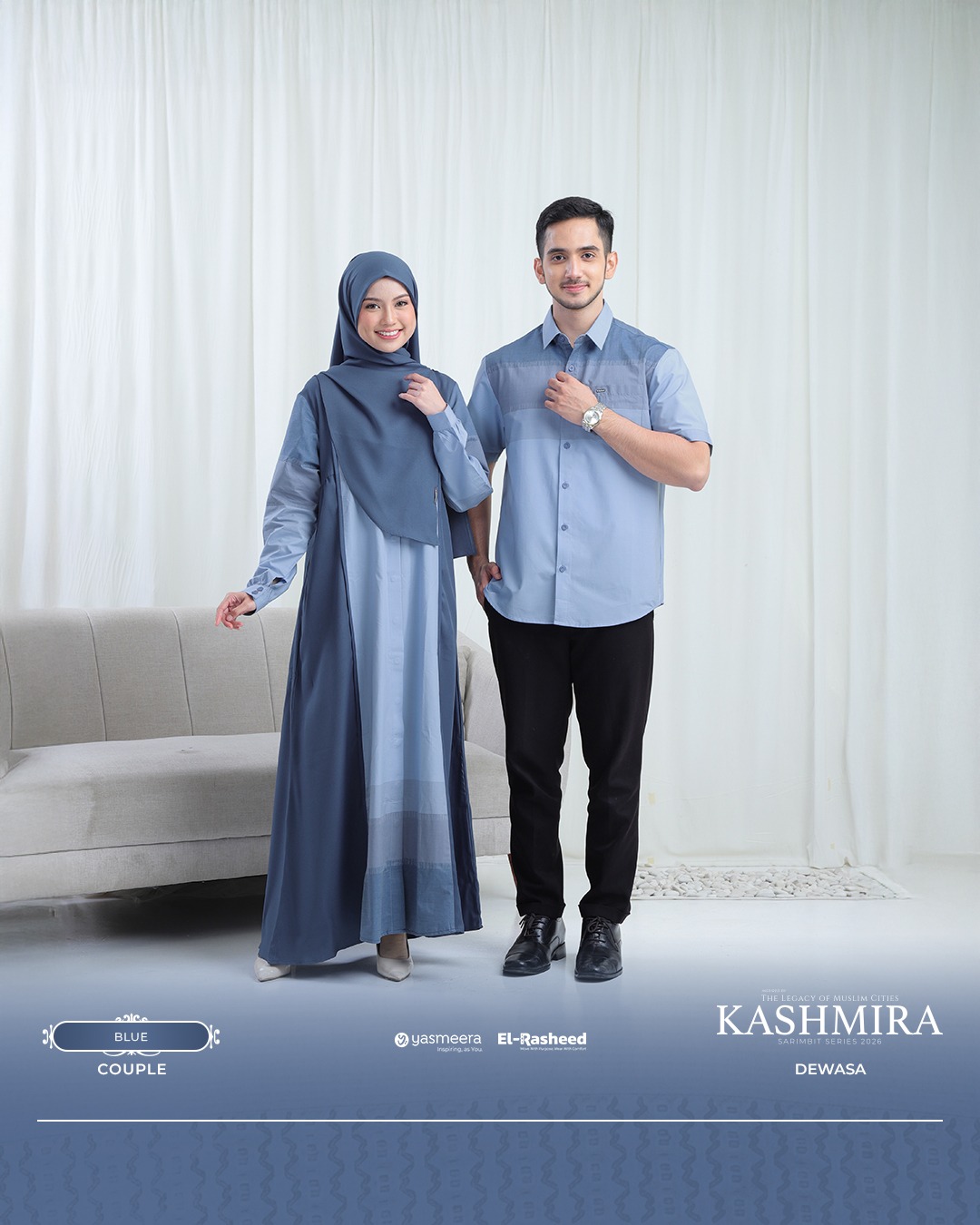 SARIMBIT 2026 KASHMIRA SERIES WARNA BLUE