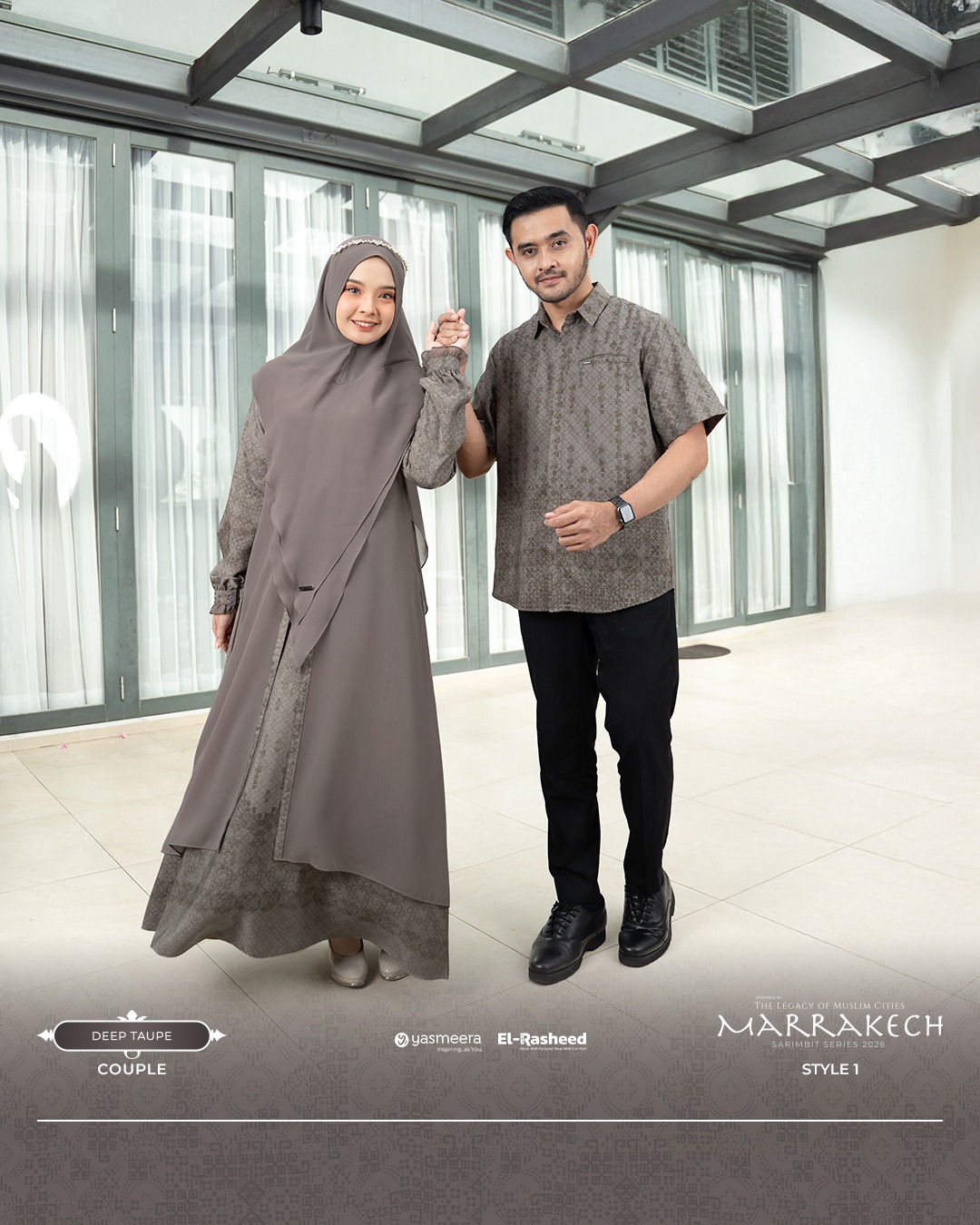 SARIMBIT 2026 MARRAKECH SERIES WARNA DEEP TAUPE