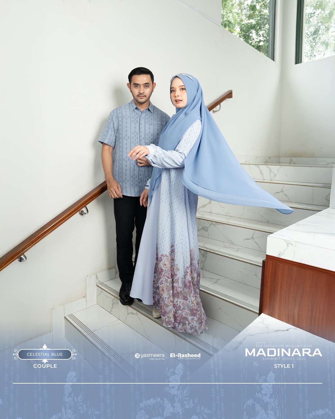 SARIMBIT 2026 MADINARA SERIES WARNA CELESTIAL BLUE
