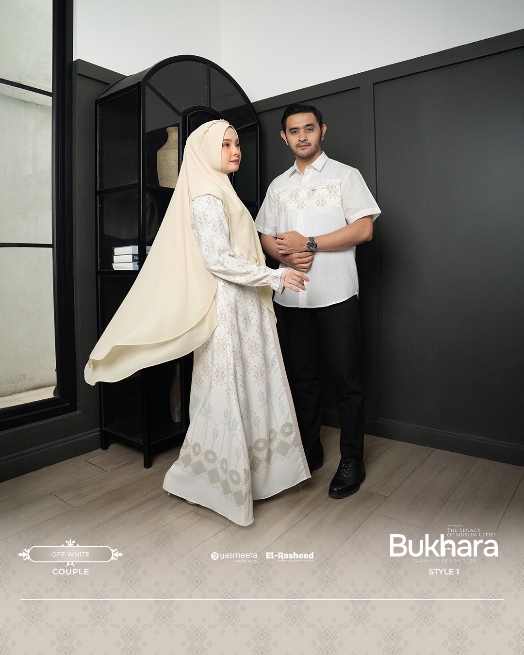 SARIMBIT 2026 BUKHARA SERIES WARNA OFF WHITE