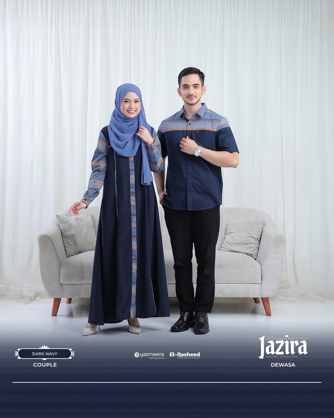 SARIMBIT 2026 JAZIRA SERIES WARNA DARK NAVY