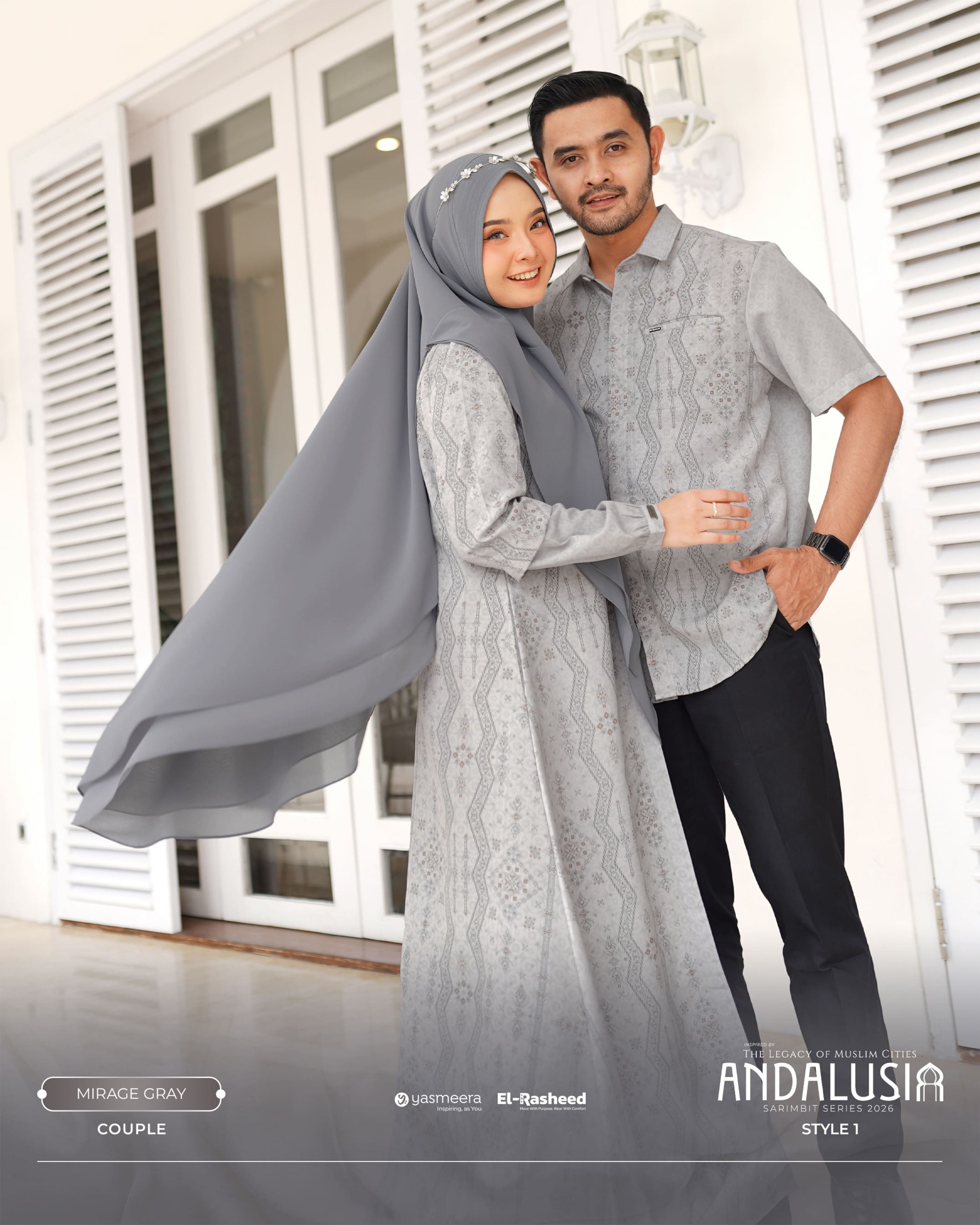SARIMBIT 2026 ANDALUSIA SERIES WARNA MIRAGE GRAY