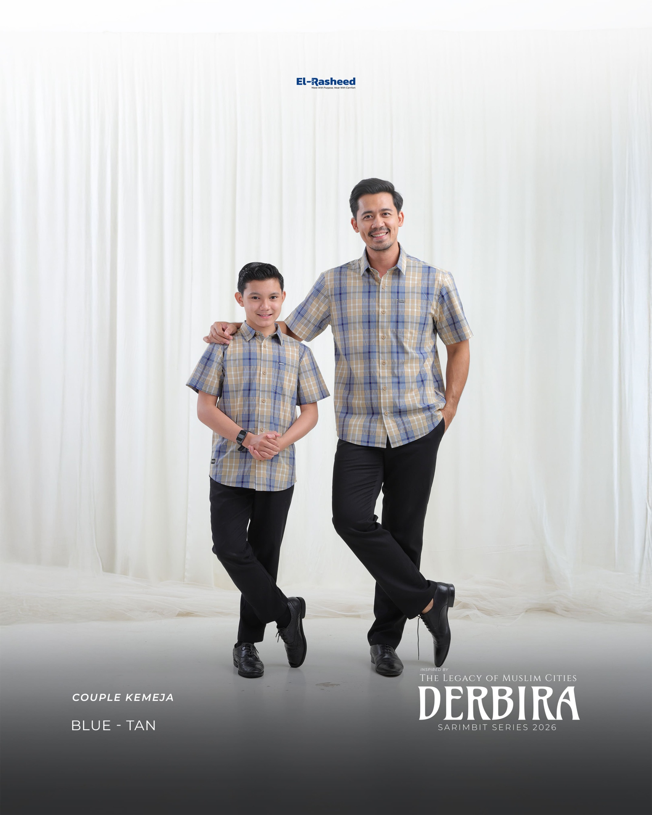 SARIMBIT 2026 DERBIRA SERIES WARNA BLUE-TAN