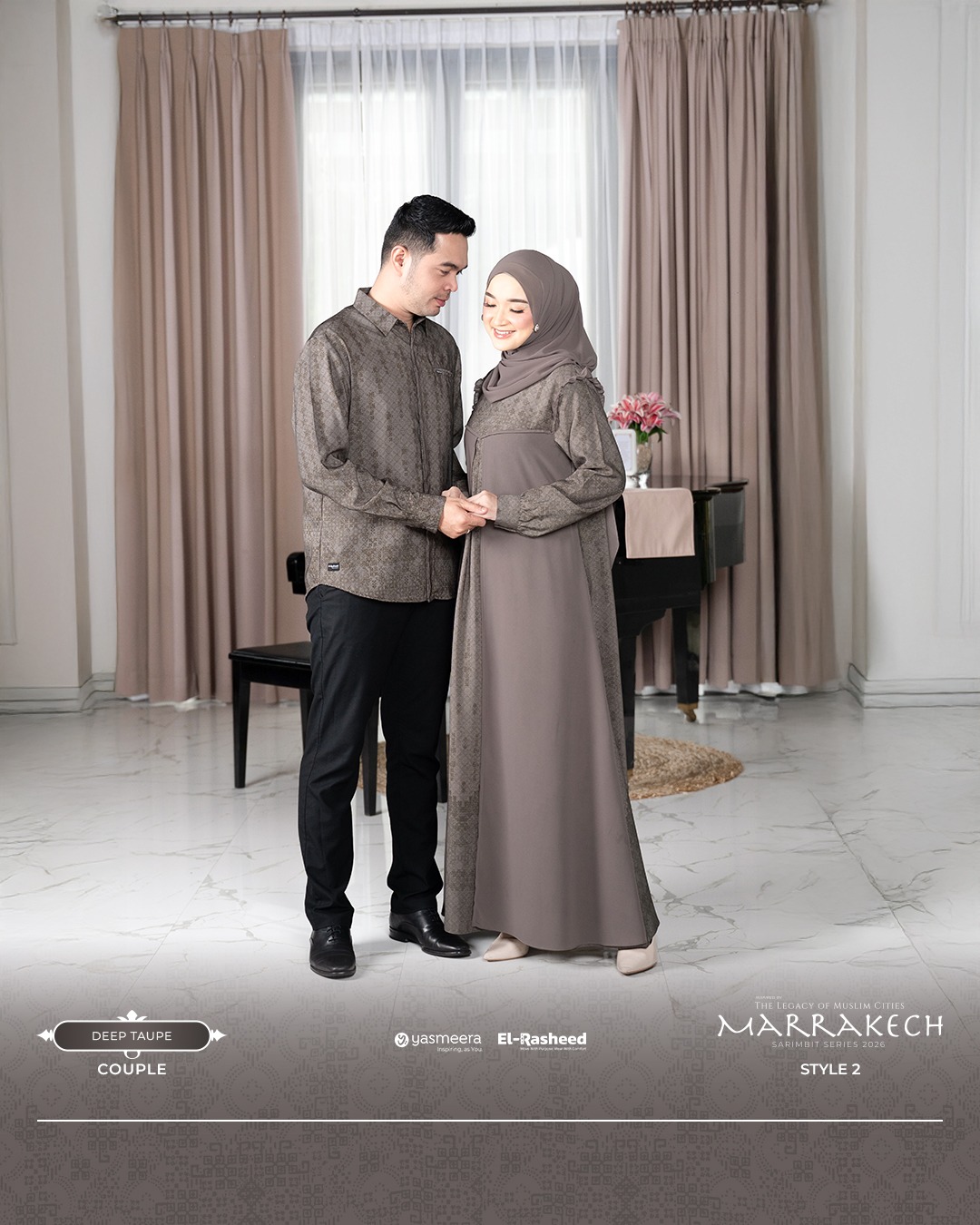 SARIMBIT 2026 MARRAKECH SERIES WARNA DEEP TAUPE