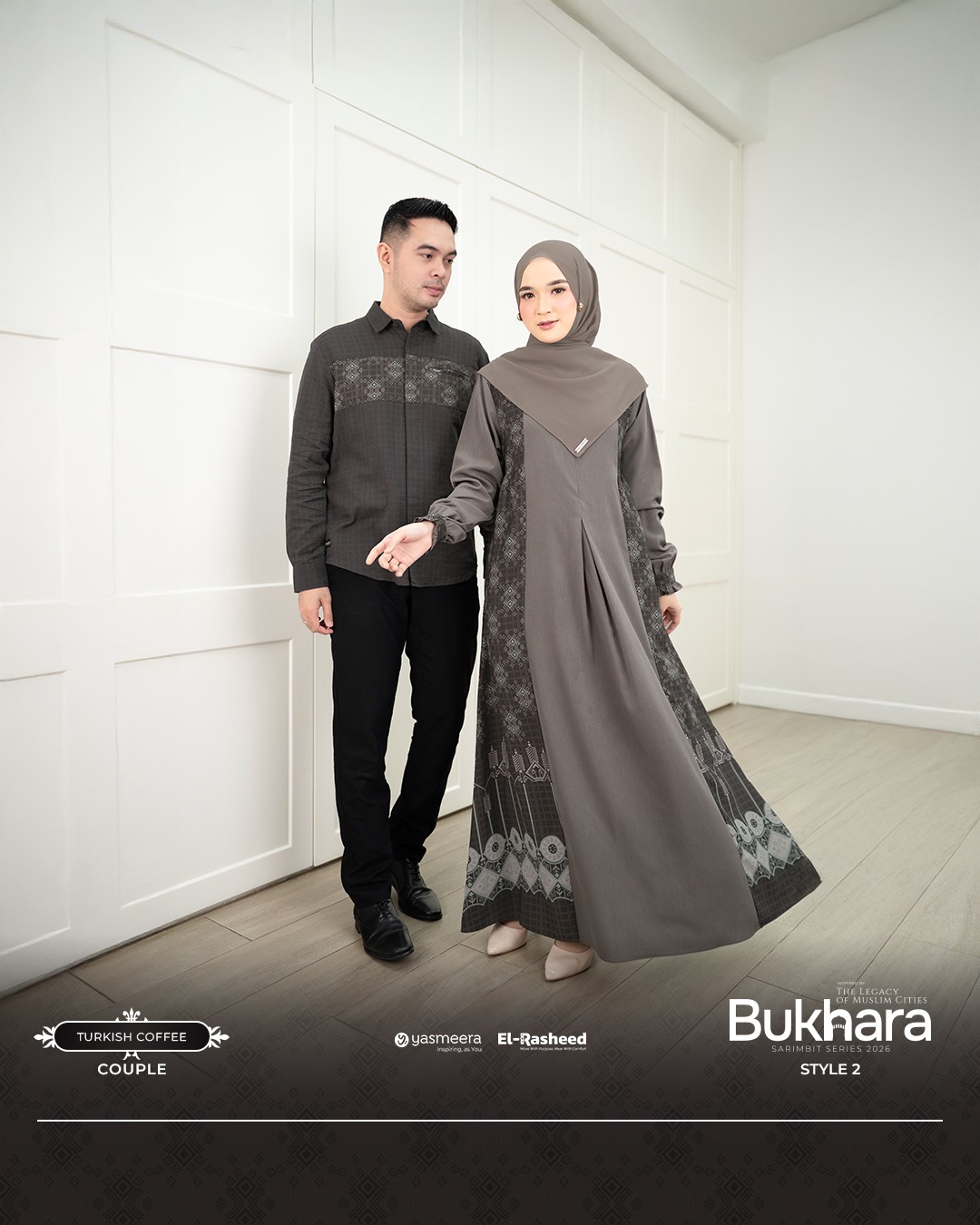 SARIMBIT 2026 BUKHARA SERIES WARNA TURKISH COFFEE