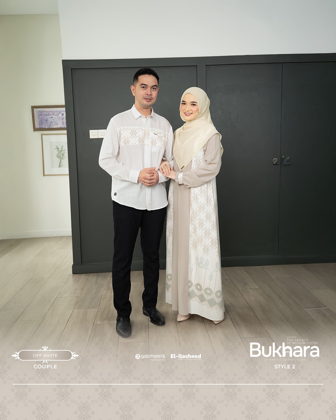 SARIMBIT 2026 BUKHARA SERIES WARNA OFF WHITE