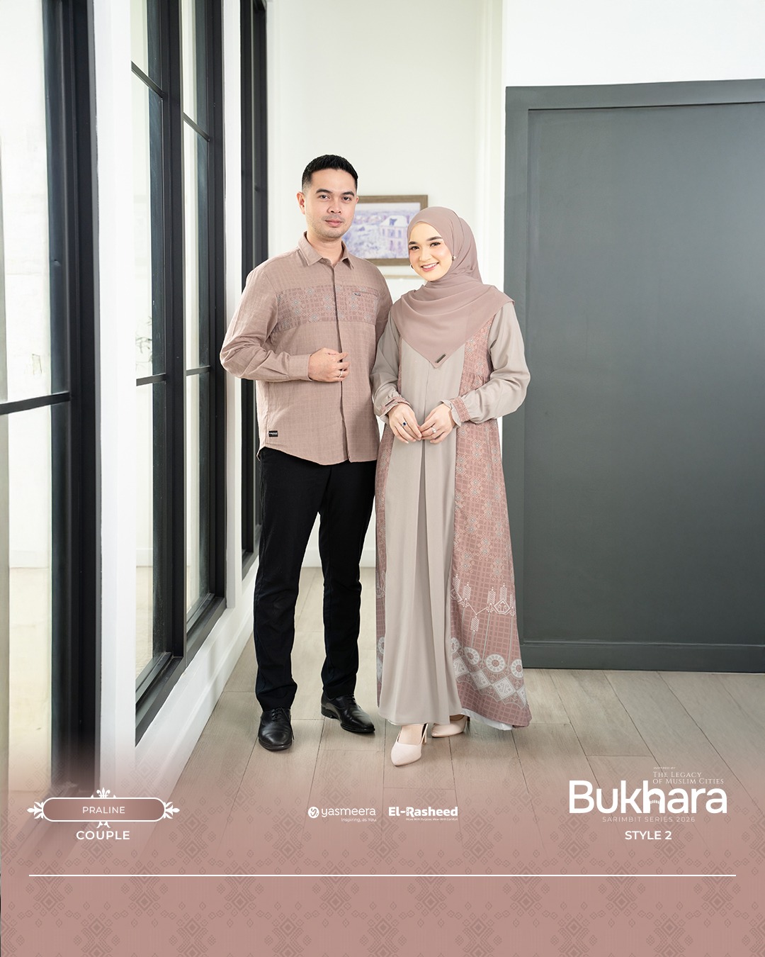 SARIMBIT 2026 BUKHARA SERIES WARNA PRALINE