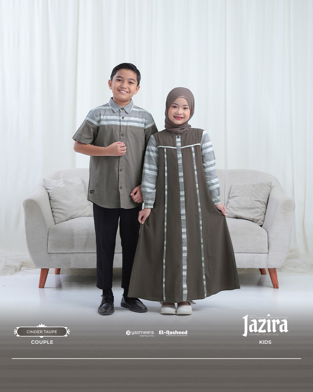 SARIMBIT 2026 JAZIRA SERIES WARNA CINDER TAUPE