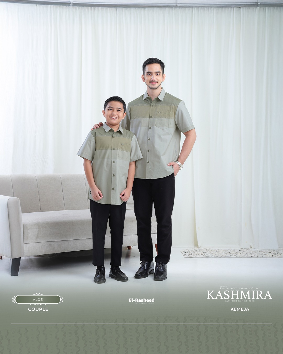 SARIMBIT 2026 KASHMIRA SERIES WARNA ALOE