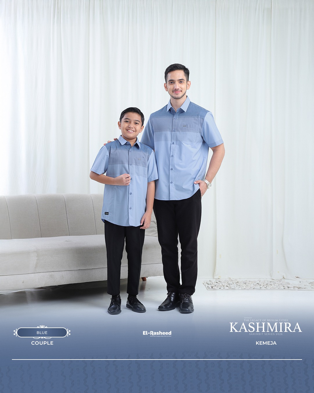 SARIMBIT 2026 KASHMIRA SERIES WARNA BLUE