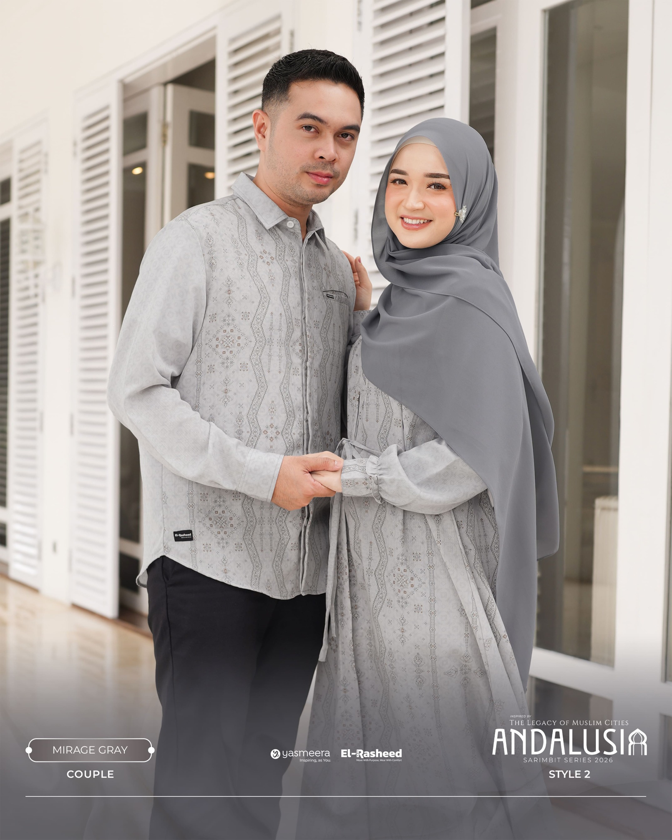 SARIMBIT 2026 ANDALUSIA SERIES WARNA MIRAGE GRAY