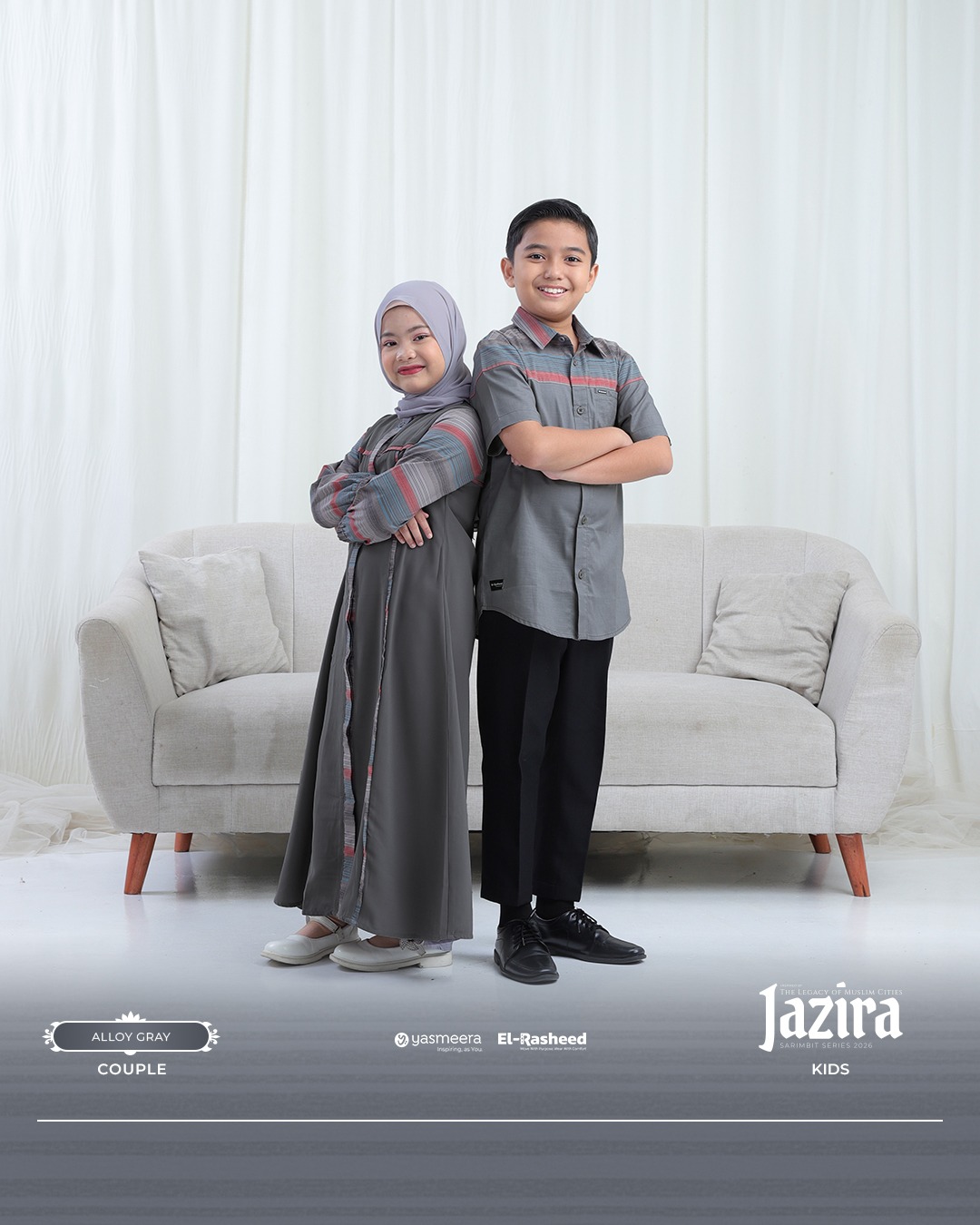 SARIMBIT 2026 JAZIRA SERIES WARNA ALLOY GRAY