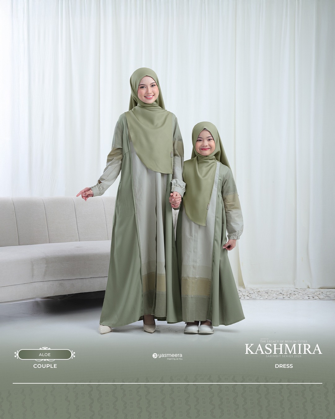 SARIMBIT 2026 KASHMIRA SERIES WARNA ALOE