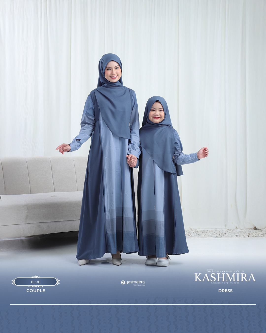 SARIMBIT 2026 KASHMIRA SERIES WARNA BLUE
