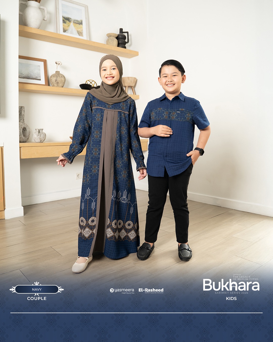 SARIMBIT 2026 BUKHARA SERIES WARNA NAVY
