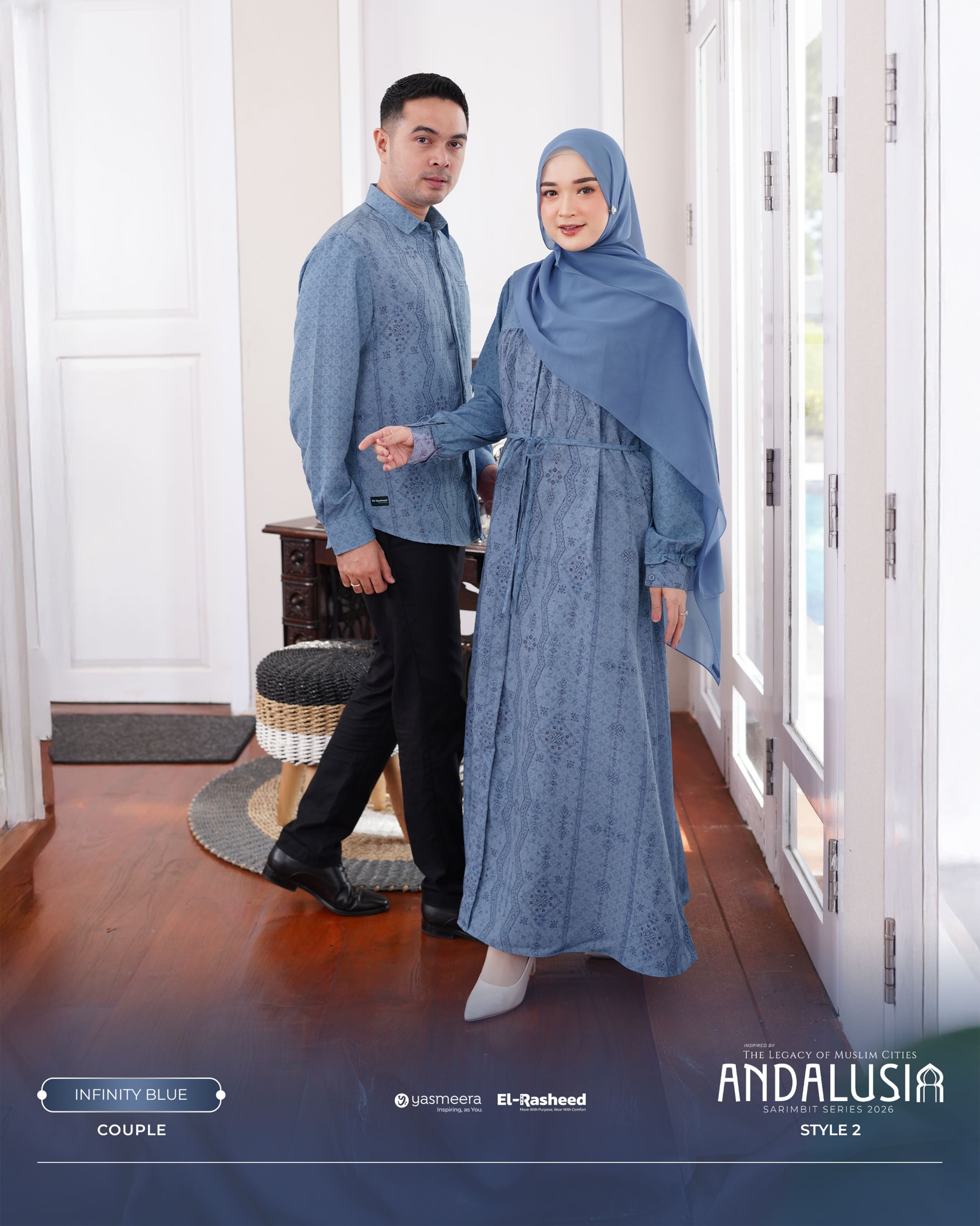 SARIMBIT 2026 ANDALUSIA SERIES WARNA INFINITY BLUE