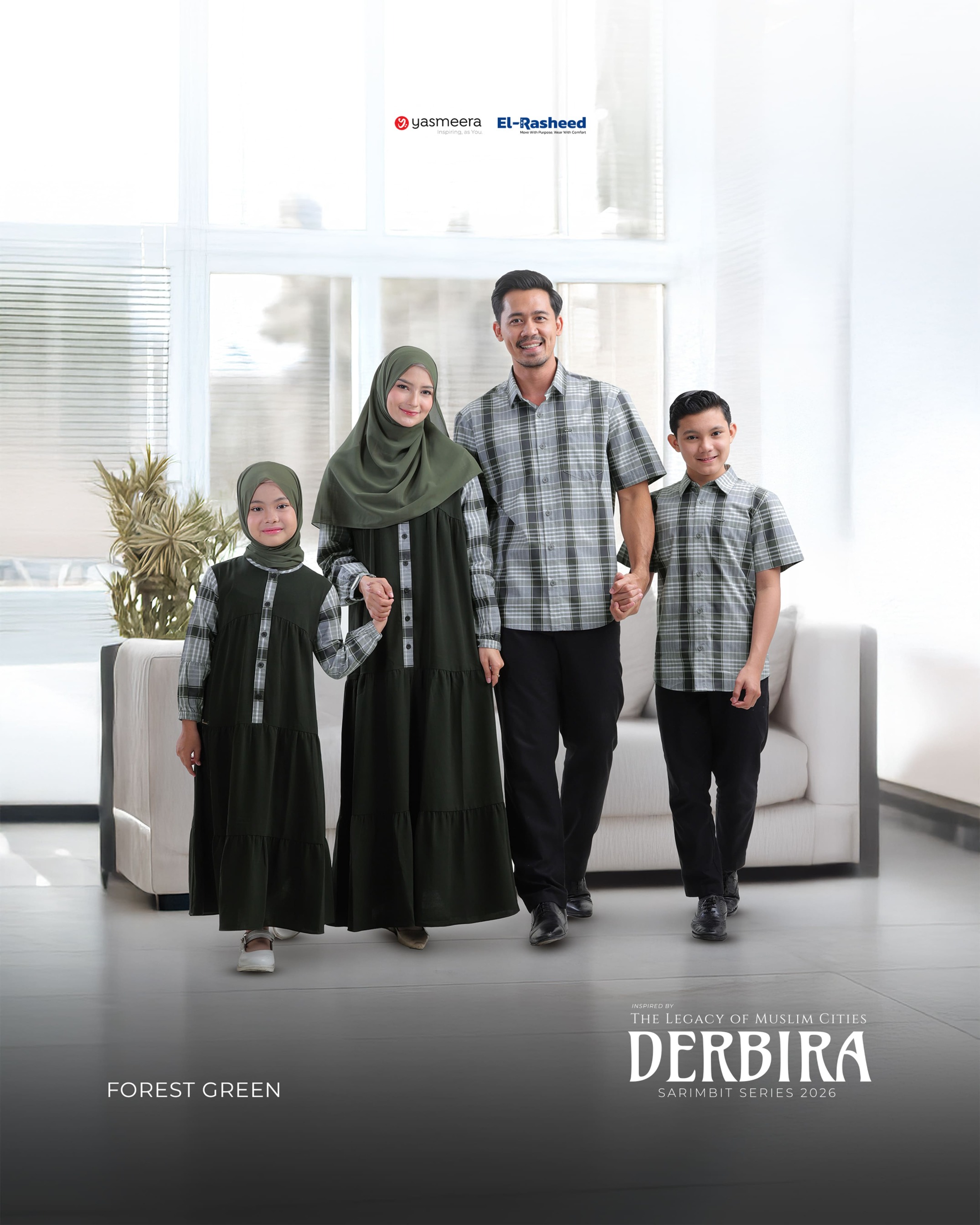 SARIMBIT 2026 DERBIRA SERIES WARNA FOREST GREEN