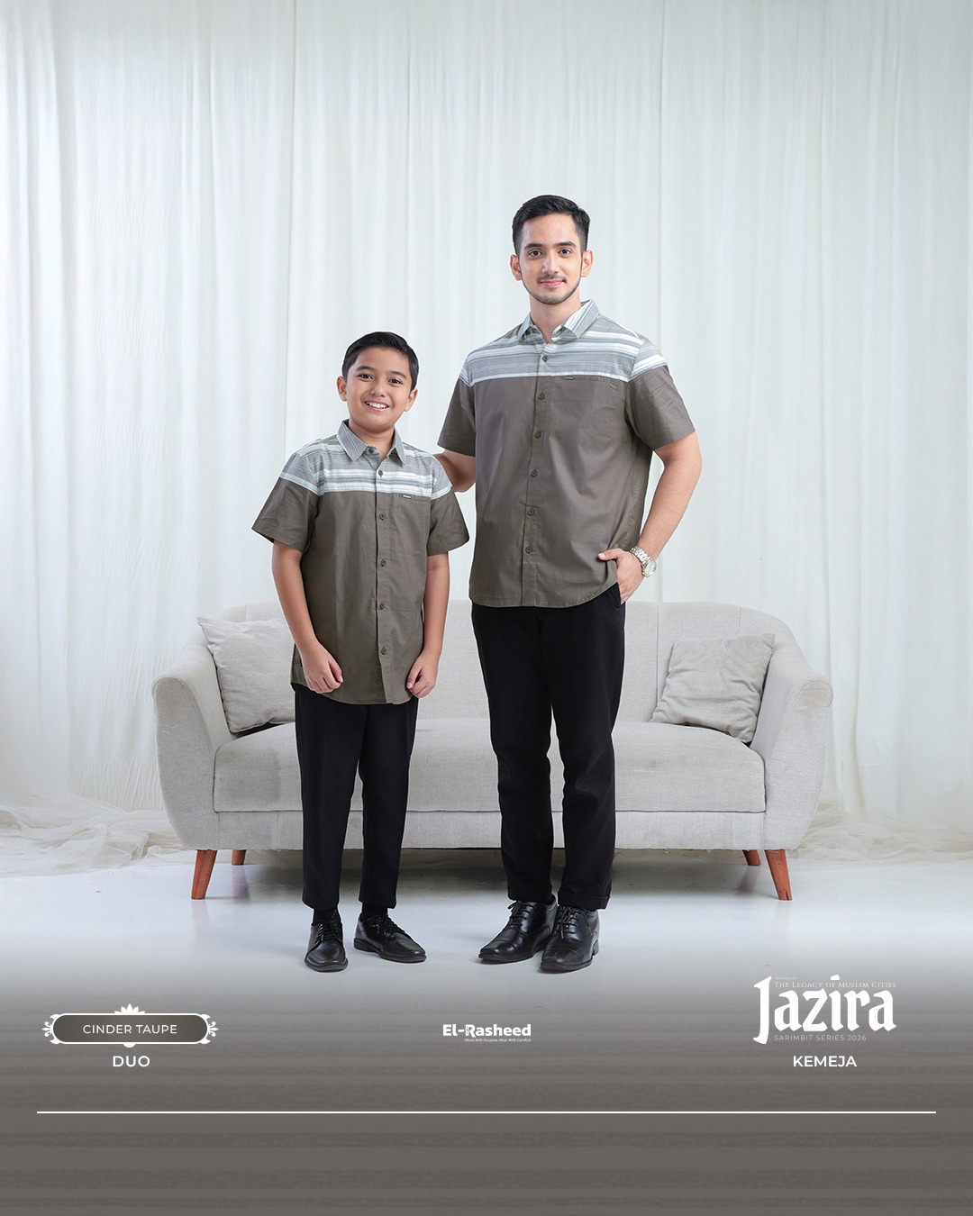 SARIMBIT 2026 JAZIRA SERIES WARNA CINDER TAUPE