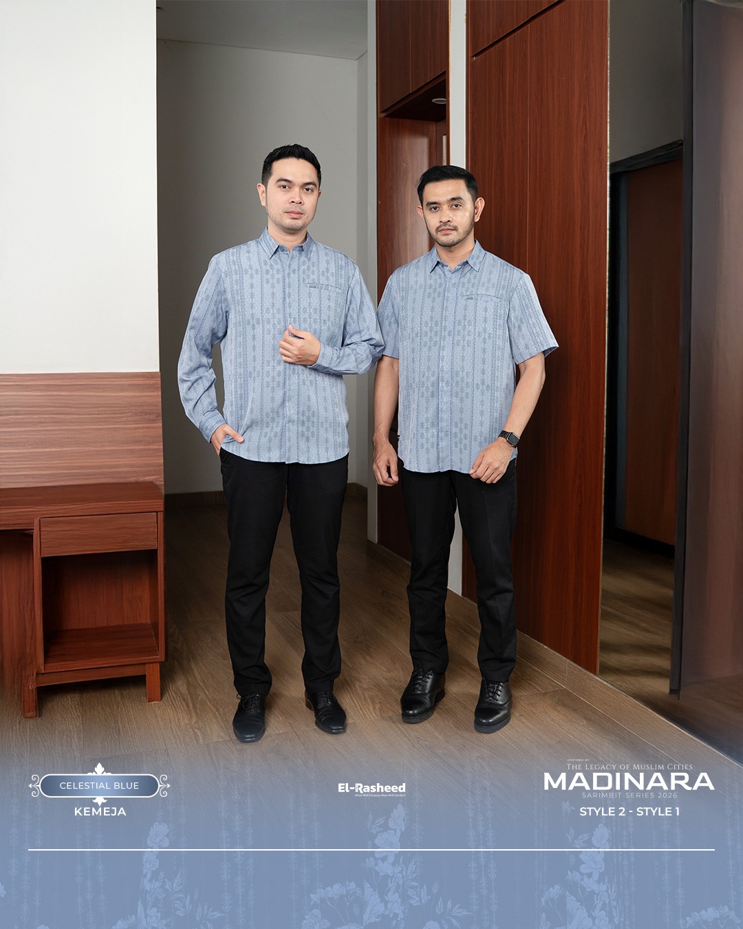 SARIMBIT 2026 MADINARA SERIES WARNA CELESTIAL BLUE