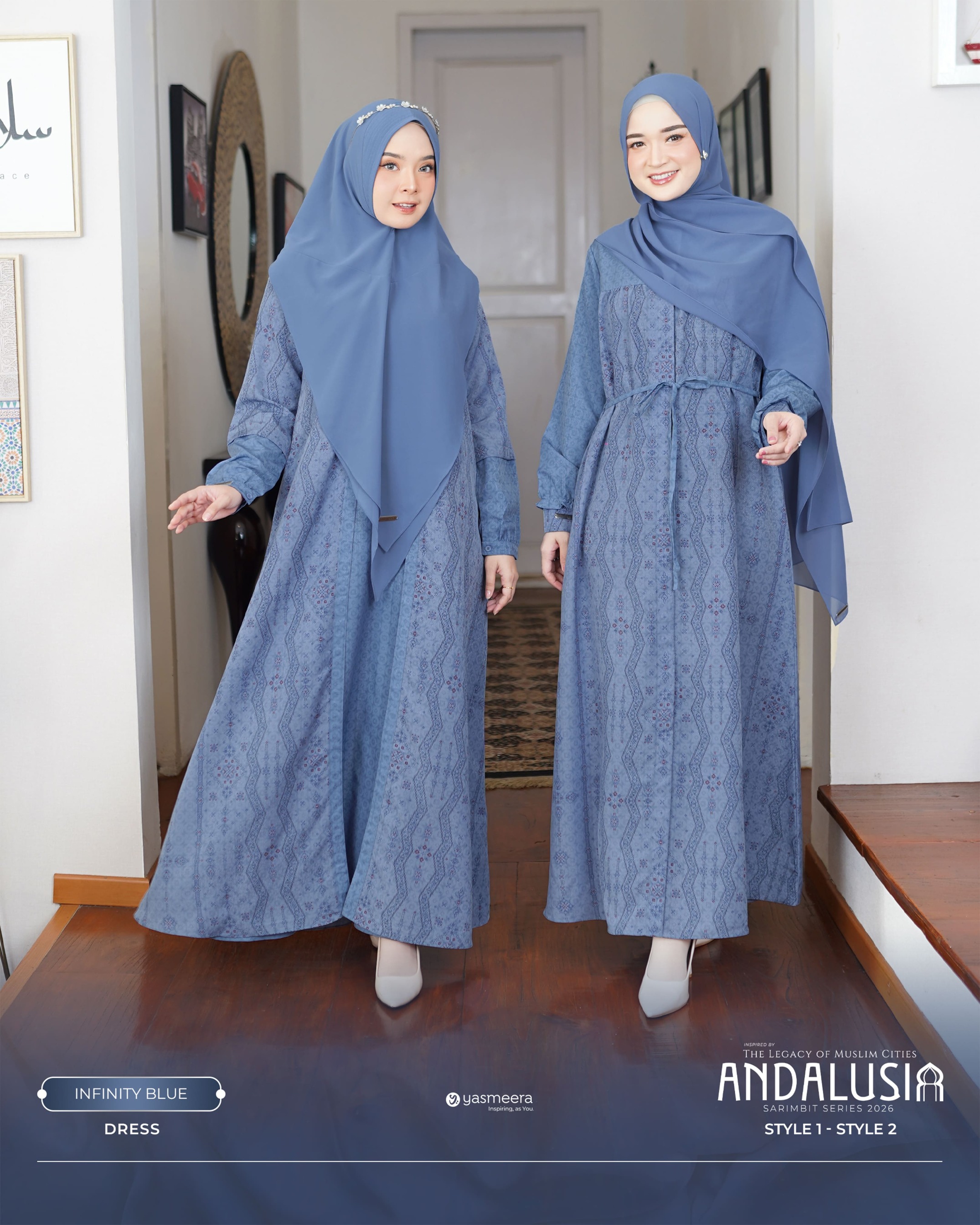 SARIMBIT 2026 ANDALUSIA SERIES WARNA INFINITY BLUE