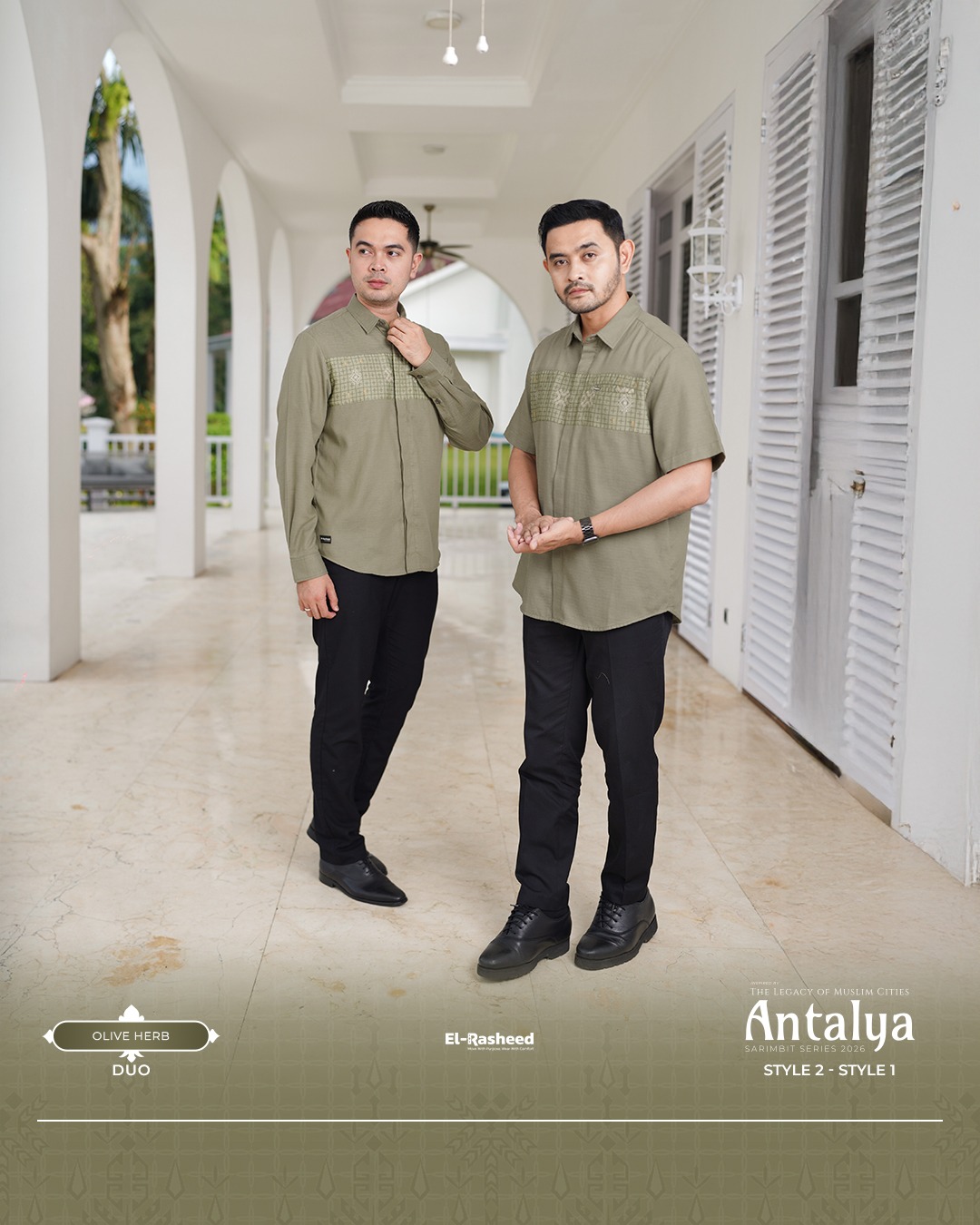 SARIMBIT 2026 ANTALYA SERIES WARNA OLIVE HERB