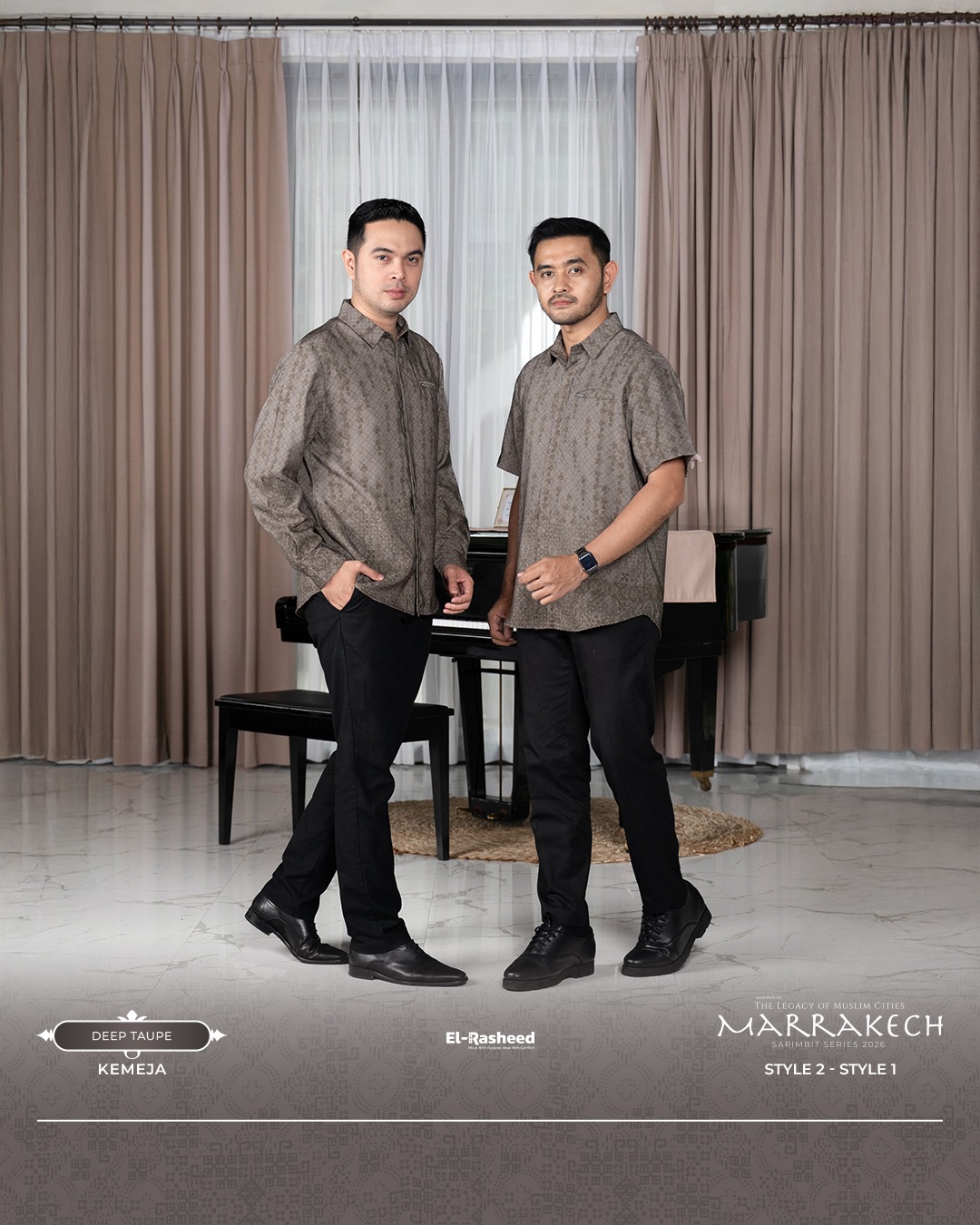 SARIMBIT 2026 MARRAKECH SERIES WARNA DEEP TAUPE