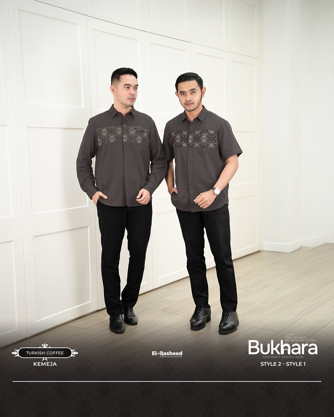 SARIMBIT 2026 BUKHARA SERIES WARNA TURKISH COFFEE
