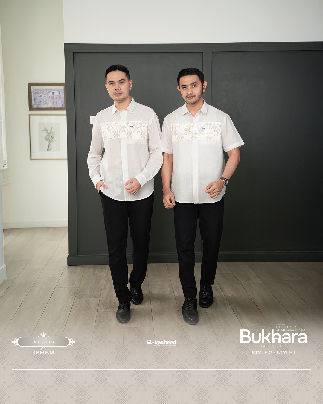 SARIMBIT 2026 BUKHARA SERIES WARNA OFF WHITE
