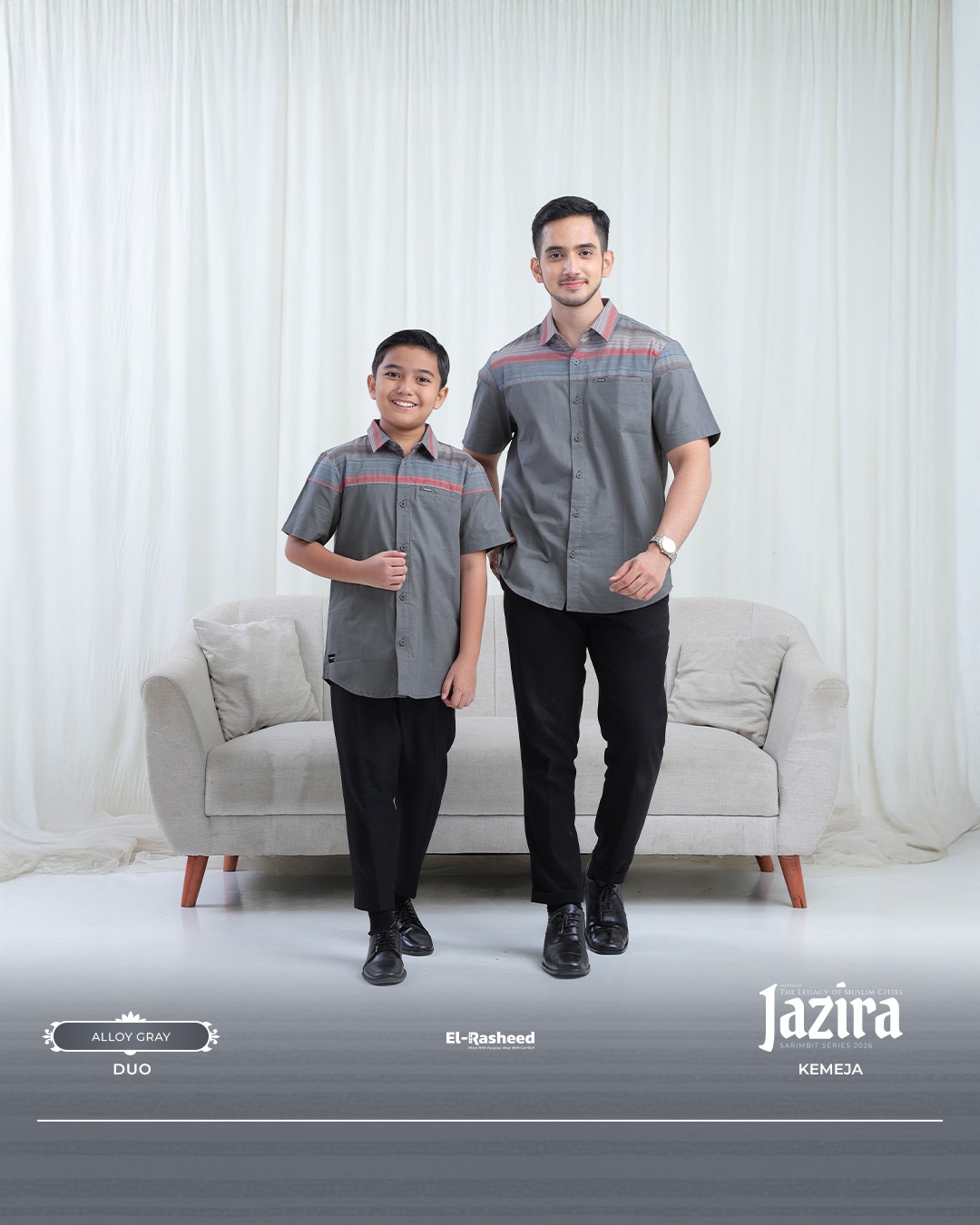 SARIMBIT 2026 JAZIRA SERIES WARNA ALLOY GRAY