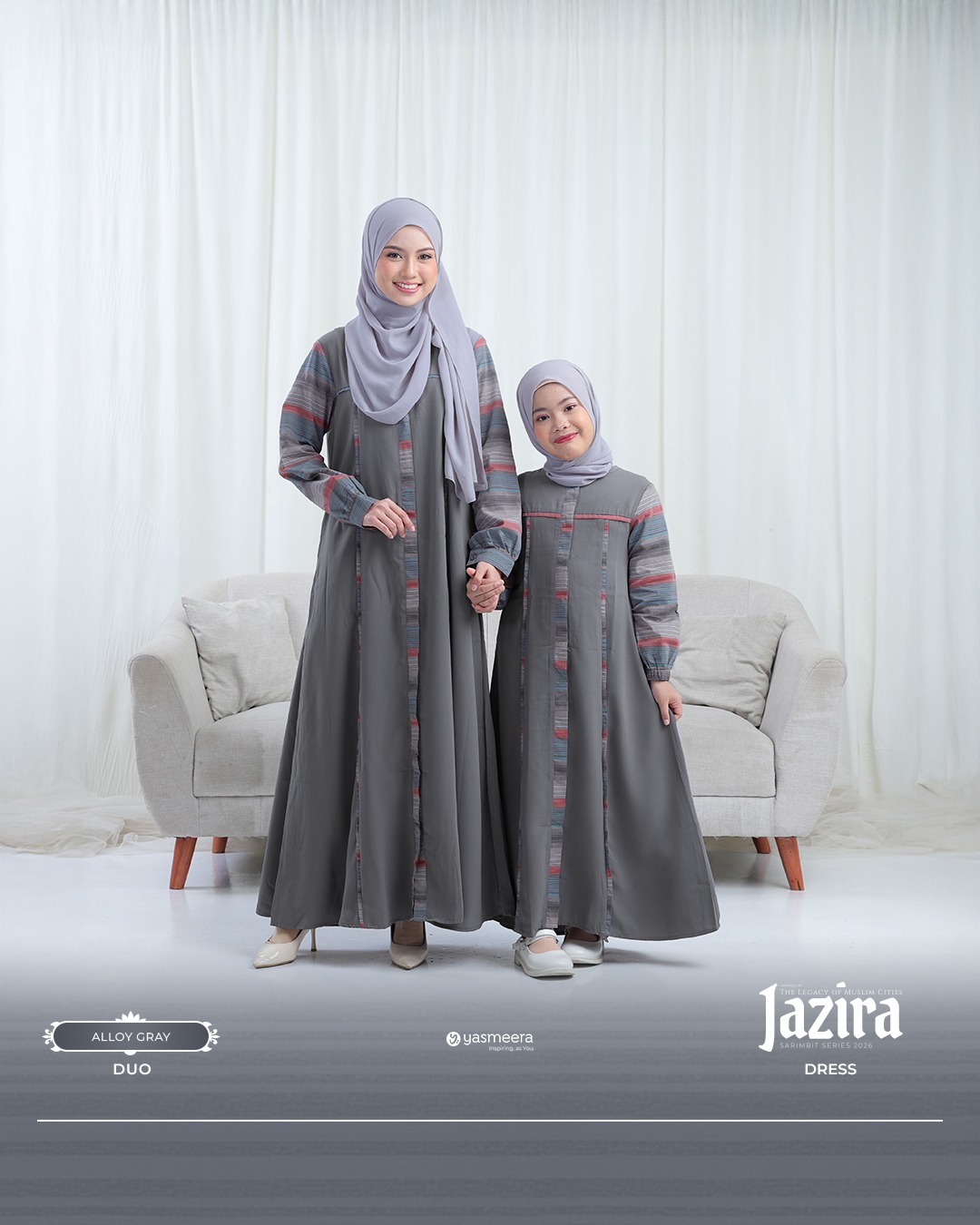 SARIMBIT 2026 JAZIRA SERIES WARNA ALLOY GRAY