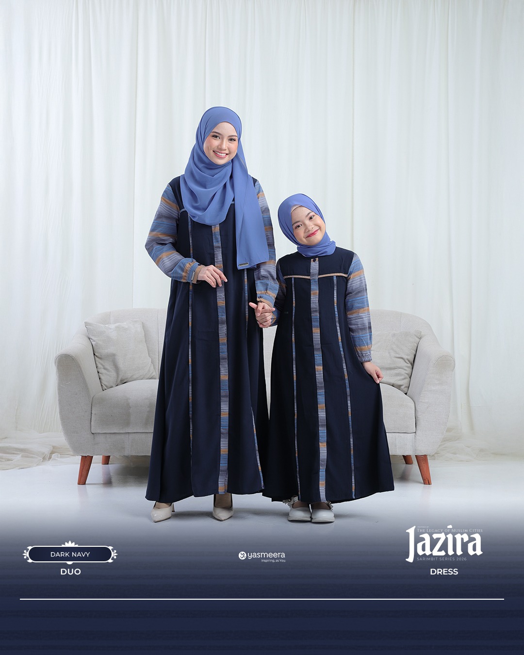 SARIMBIT 2026 JAZIRA SERIES WARNA DARK NAVY