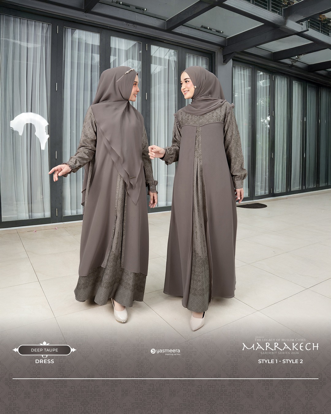 SARIMBIT 2026 MARRAKECH SERIES WARNA DEEP TAUPE