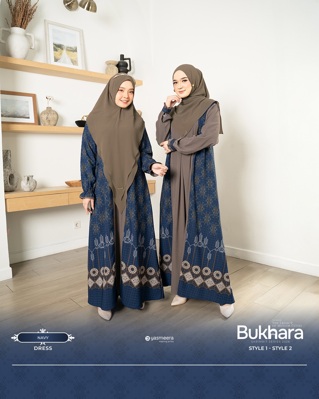 SARIMBIT 2026 BUKHARA SERIES WARNA NAVY