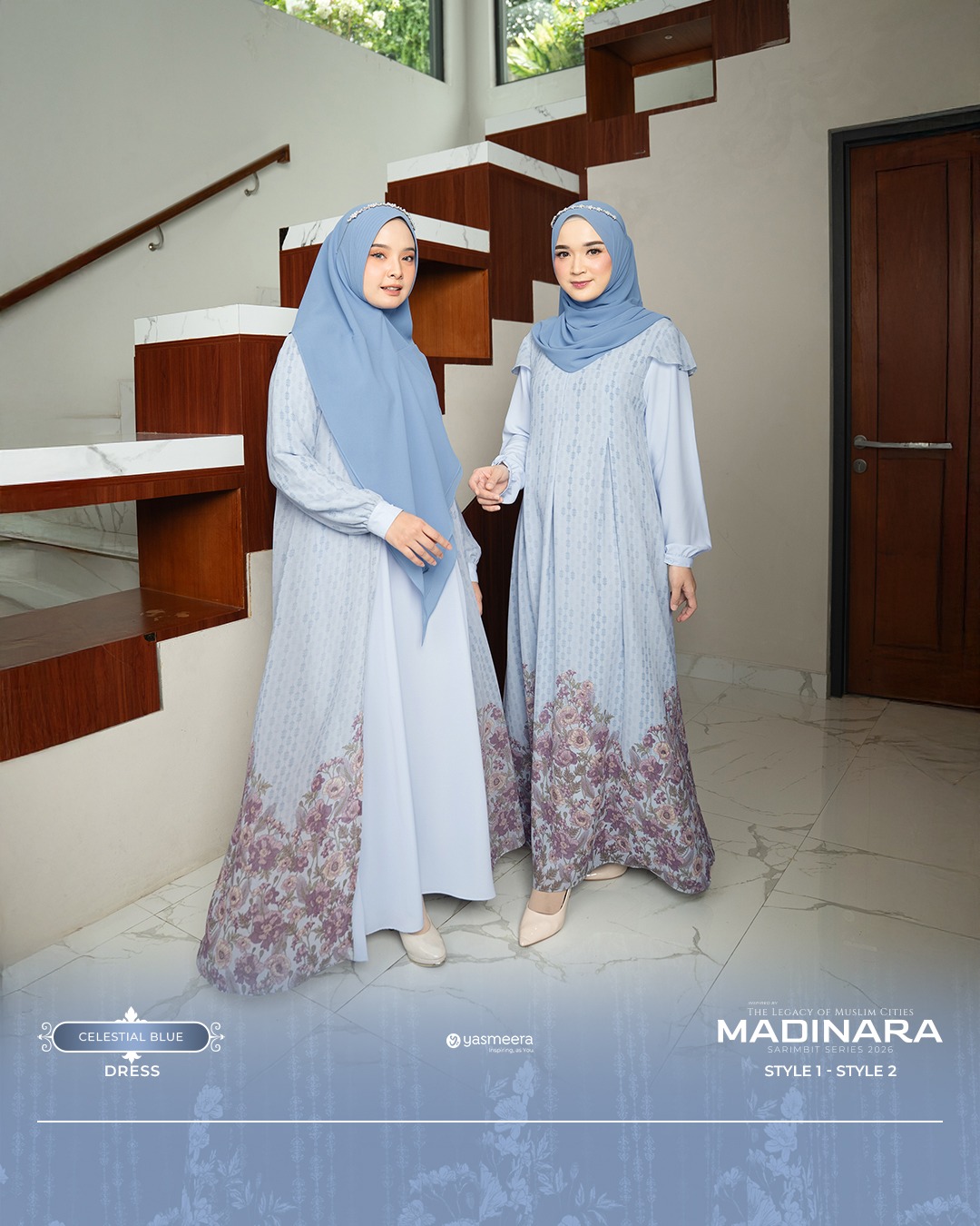 SARIMBIT 2026 MADINARA SERIES WARNA CELESTIAL BLUE
