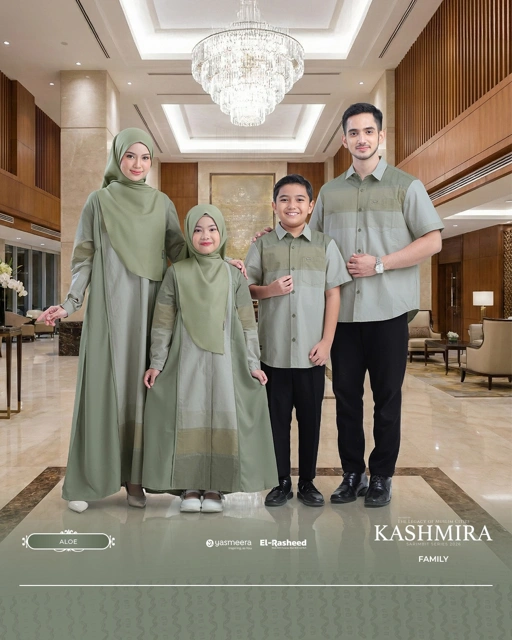 Image of SARIMBIT 2026 KASHMIRA SERIES WARNA ALOE