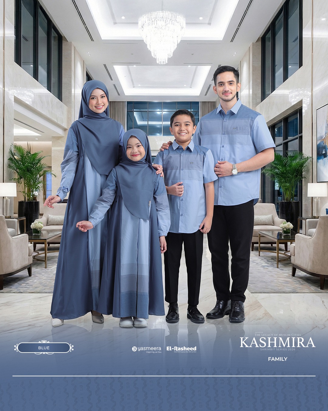 SARIMBIT 2026 KASHMIRA SERIES WARNA BLUE