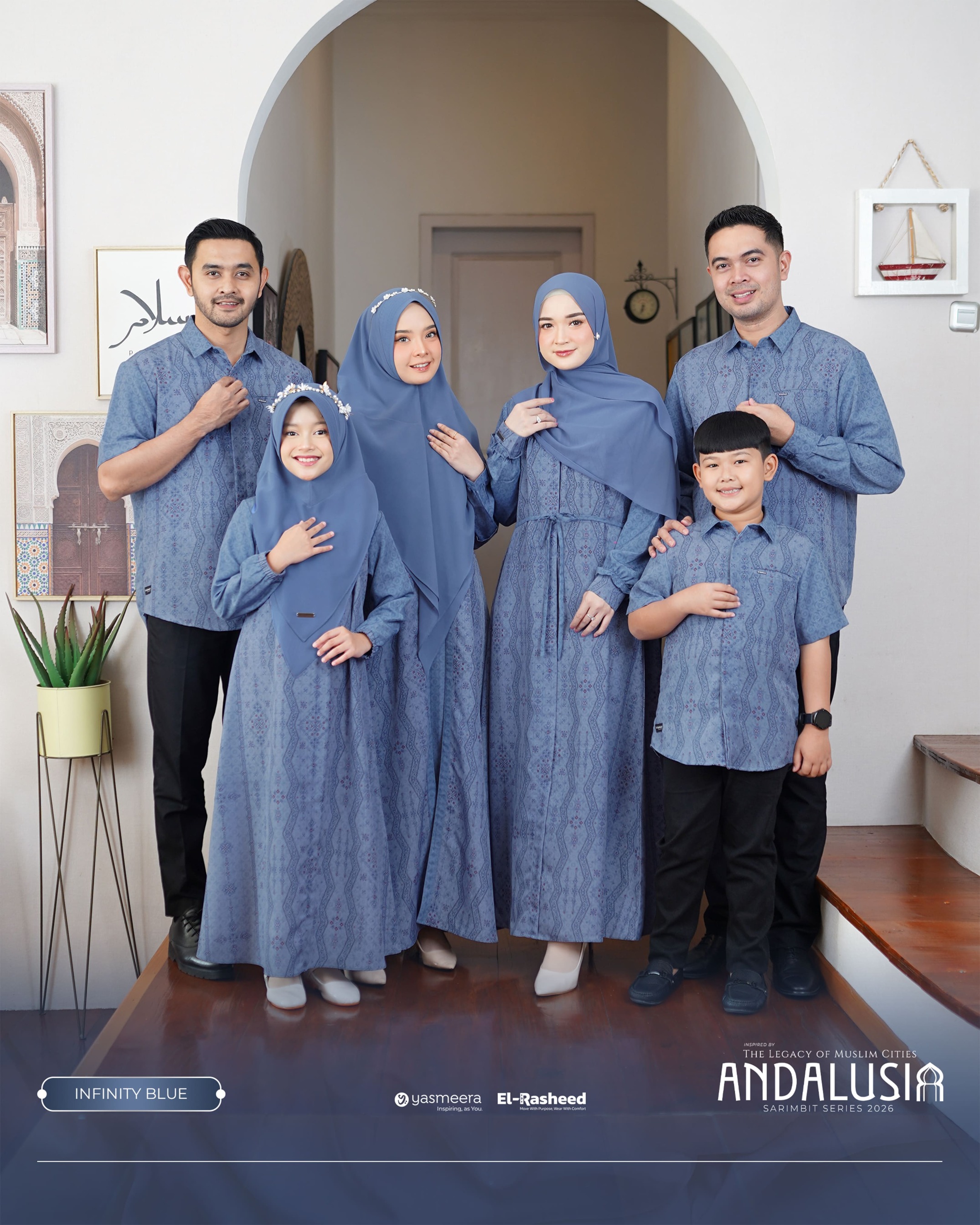 SARIMBIT 2026 ANDALUSIA SERIES WARNA INFINITY BLUE