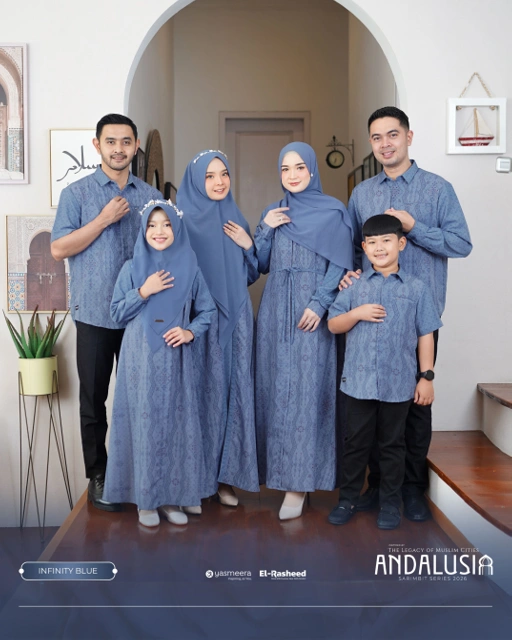 Image of SARIMBIT 2026 ANDALUSIA SERIES WARNA INFINITY BLUE