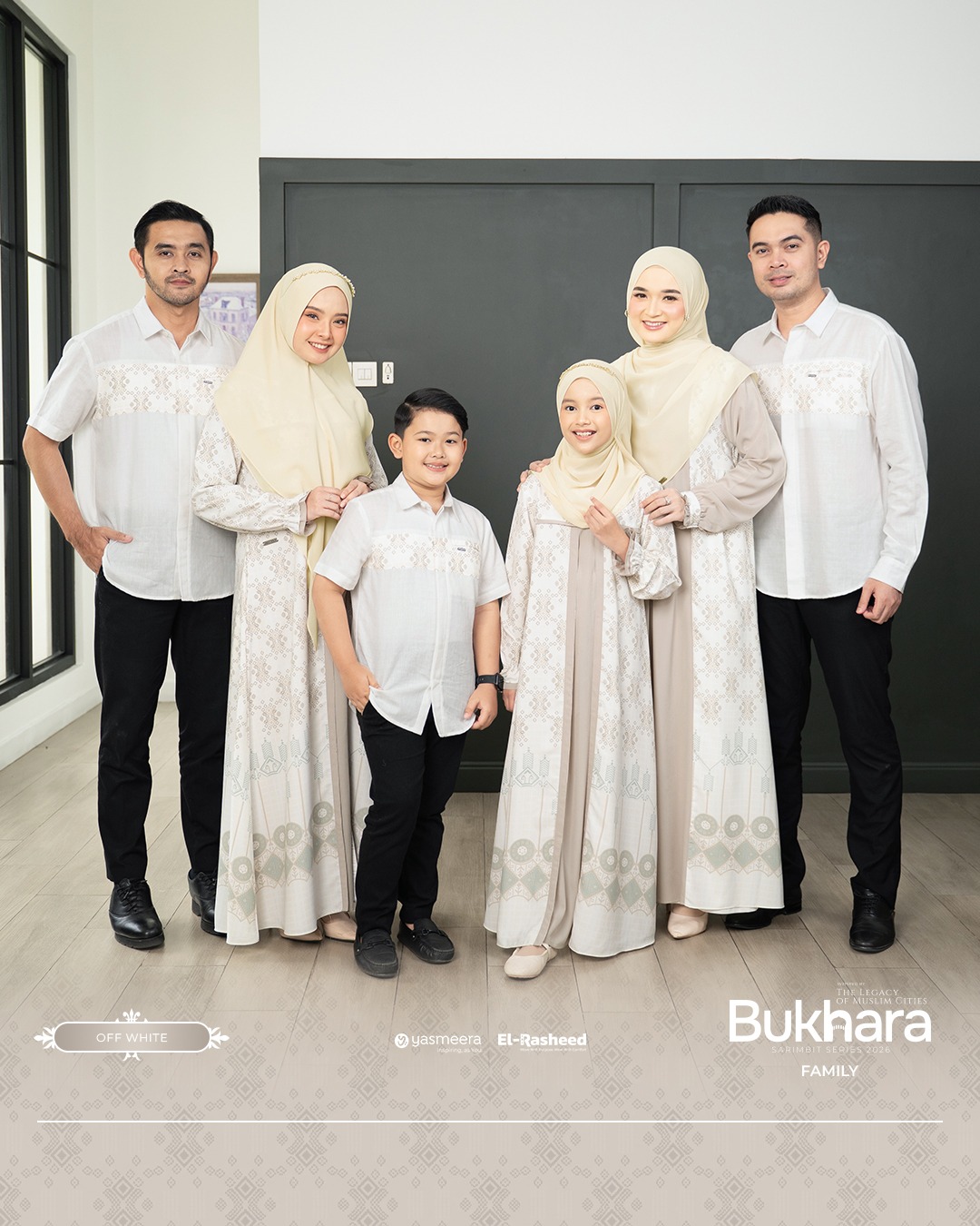 SARIMBIT 2026 BUKHARA SERIES WARNA OFF WHITE
