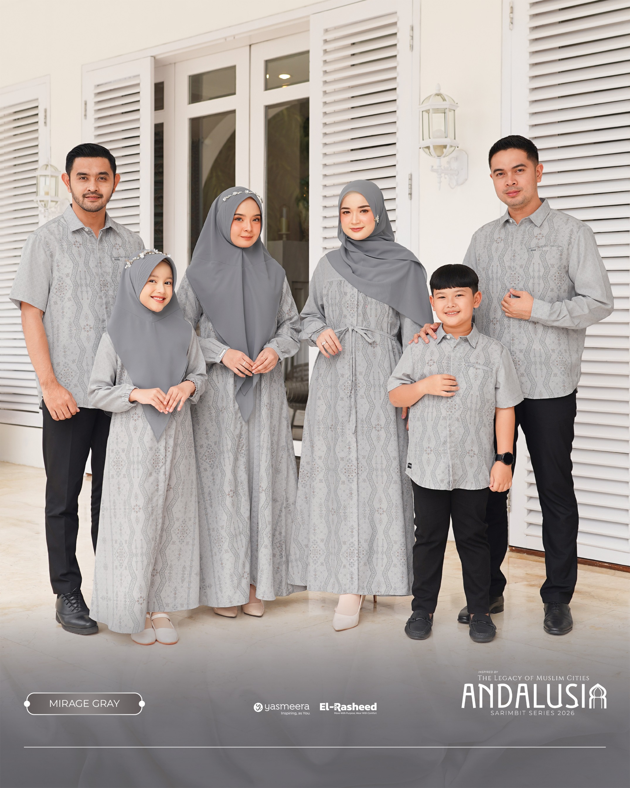 SARIMBIT 2026 ANDALUSIA SERIES WARNA MIRAGE GRAY