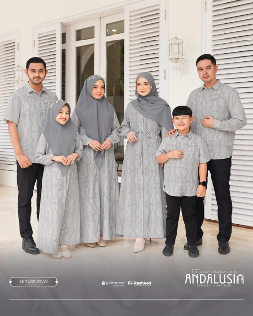 Image of SARIMBIT 2026 ANDALUSIA SERIES WARNA MIRAGE GRAY