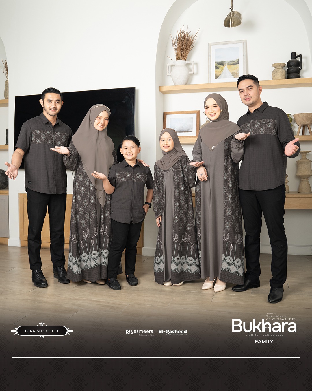 SARIMBIT 2026 BUKHARA SERIES WARNA TURKISH COFFEE