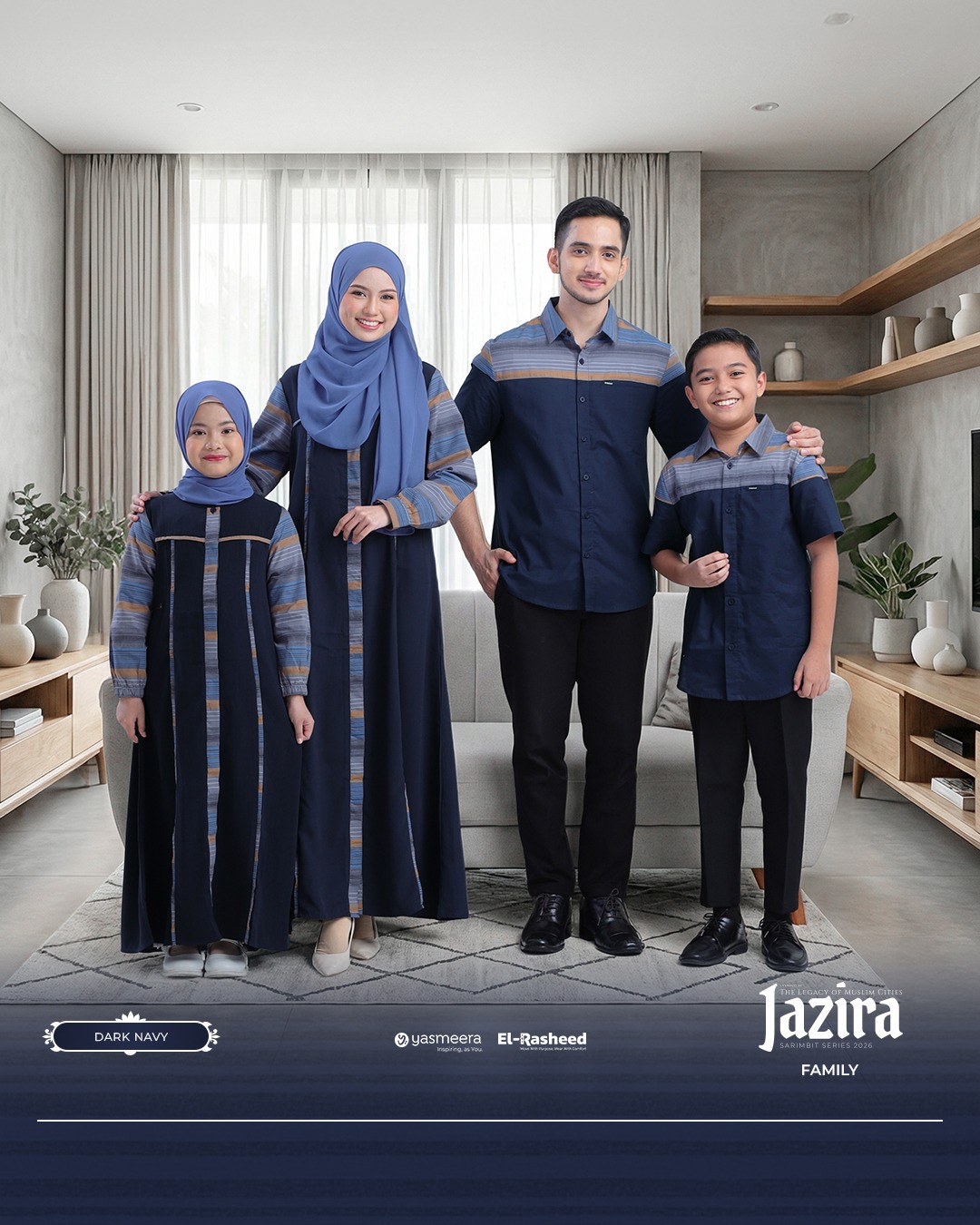 SARIMBIT 2026 JAZIRA SERIES WARNA DARK NAVY