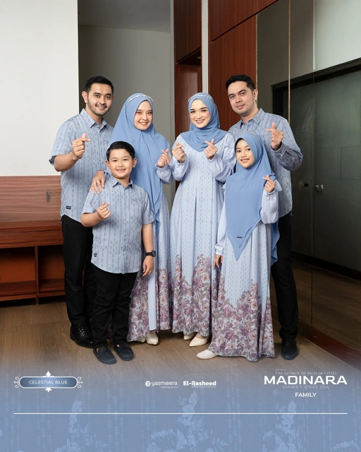 Image of SARIMBIT 2026 MADINARA SERIES WARNA CELESTIAL BLUE