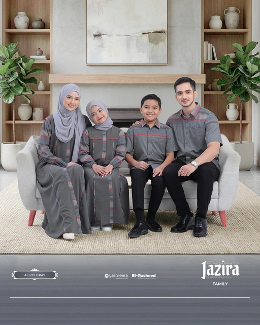 Image of SARIMBIT 2026 JAZIRA SERIES WARNA ALLOY GRAY