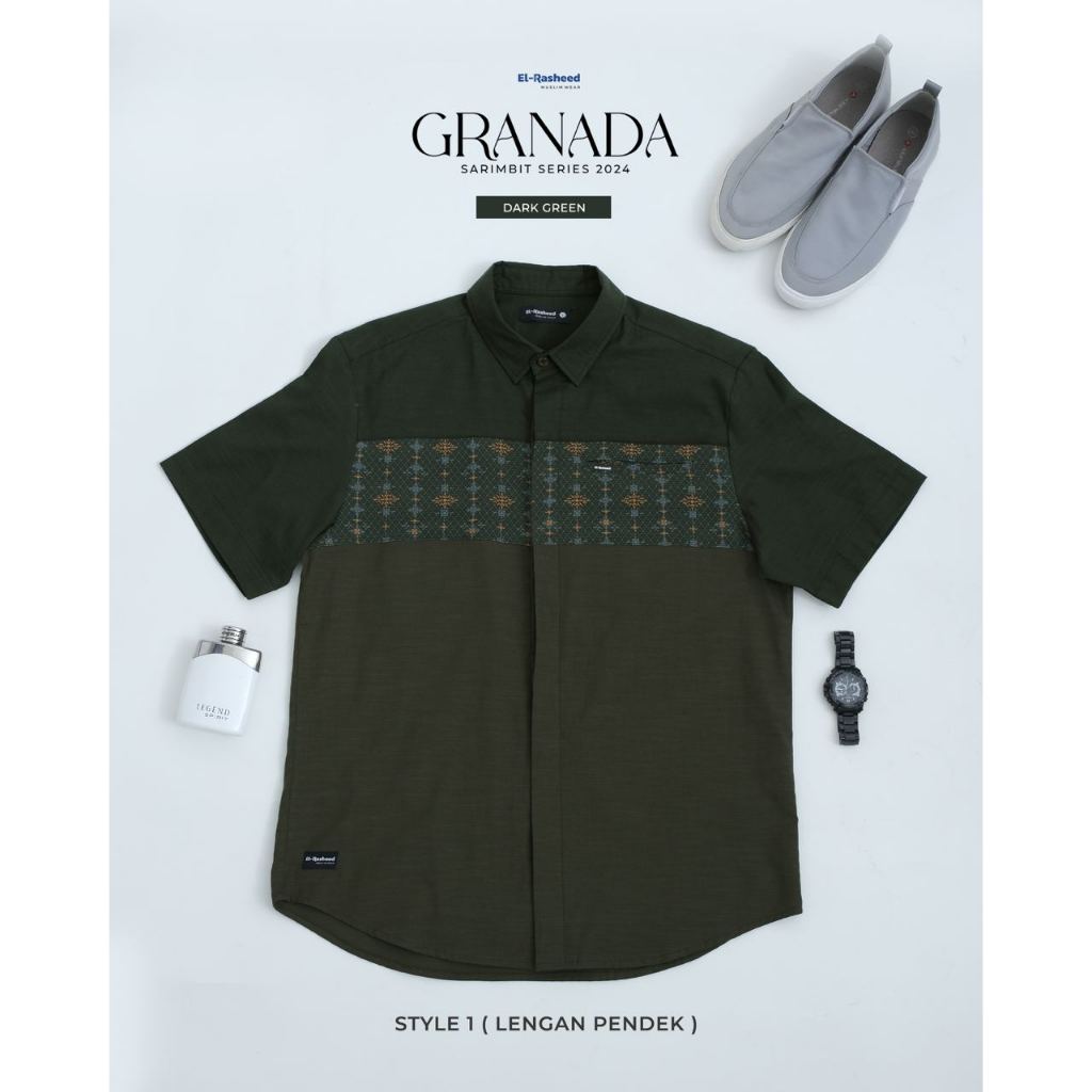 GRANADA KEMEJA SHORT SLEEVE (LENGAN PENDEK) GRADE B
