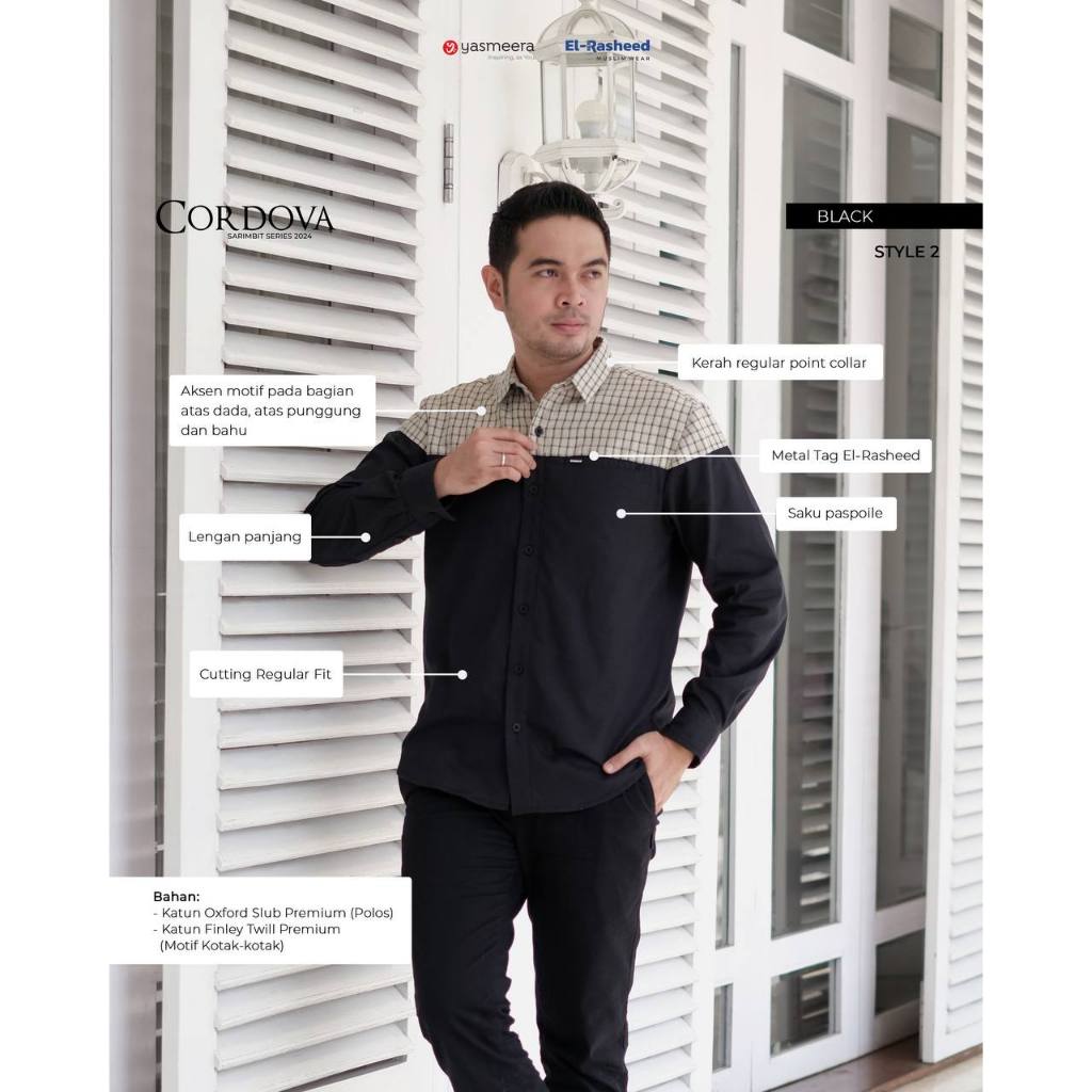 CORDOVA KEMEJA LONG SLEEVE (LENGAN PANJANG) GRADE B