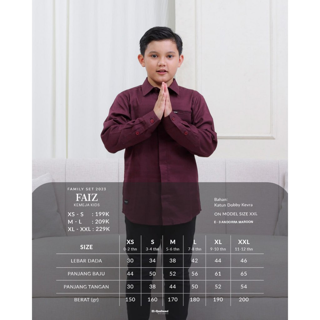 FAIZ KEMEJA KIDS