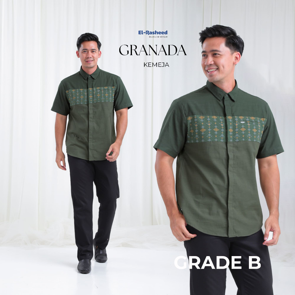 GRANADA KEMEJA SHORT SLEEVE (LENGAN PENDEK) GRADE B